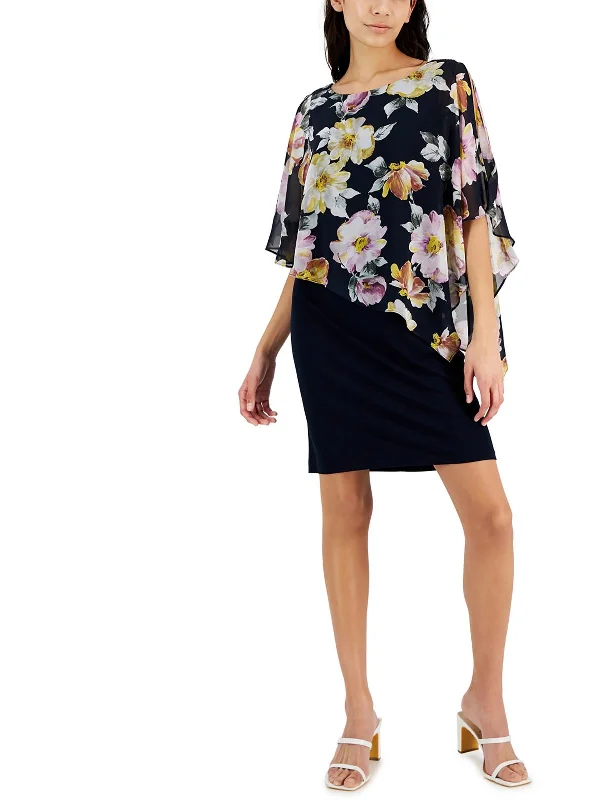 Fresh Styles, Fresh Deals Effortless Sophistication Womens Chiffon Mini Dress
