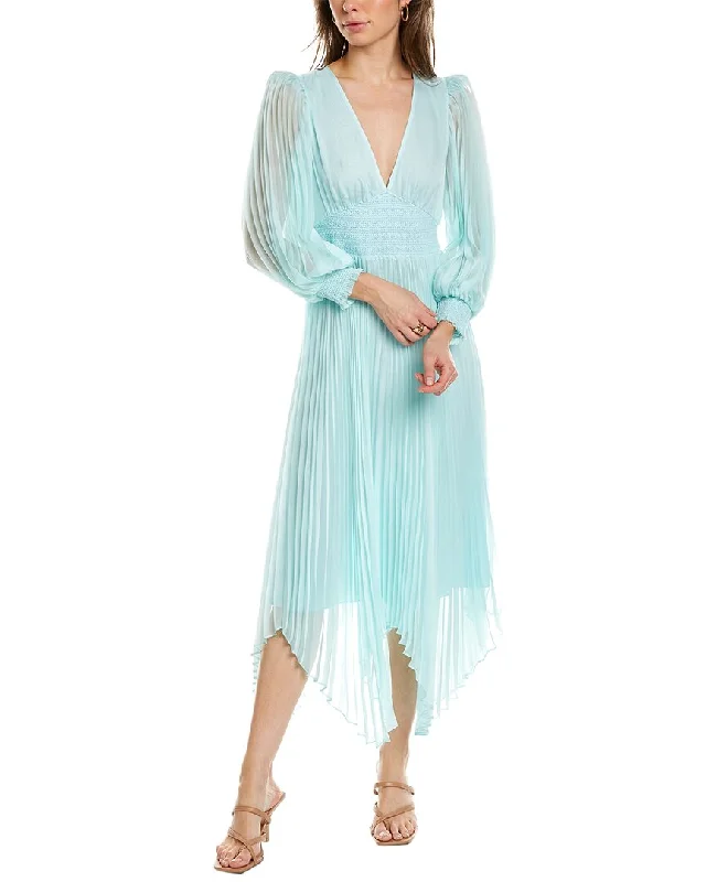 New Arrivals Flowing Silhouette alice + olivia Sion Midi Dress