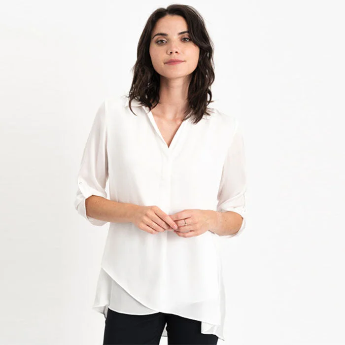 Trend Alert Limited - Edition Drops Renuar Long Sleeve Airflow Blouse - Crème