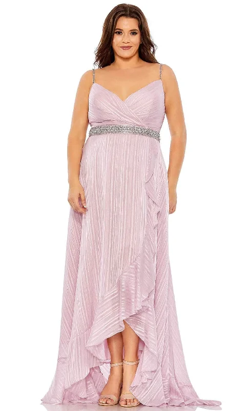 Summer Fashion Dreamy Aesthetic Mac Duggal 49579 - Sleeveless V-neck Long Dress