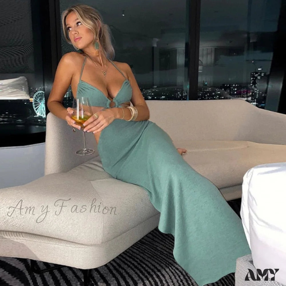 Stylish Women's Clothes for Work and Play Amy Fashion - Sexy Backless Maxi Dresses
